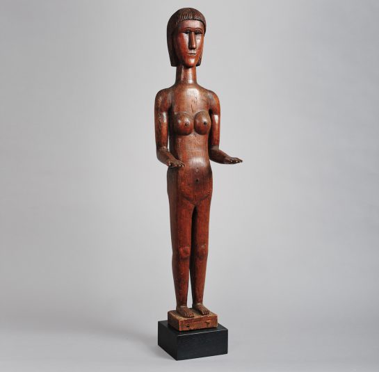 Rare Carved Figure of a Woman